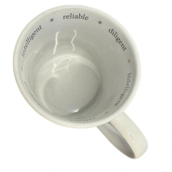 Williams Sonoma Cream Zodiac Mug Virgo - Picture 3 of 4